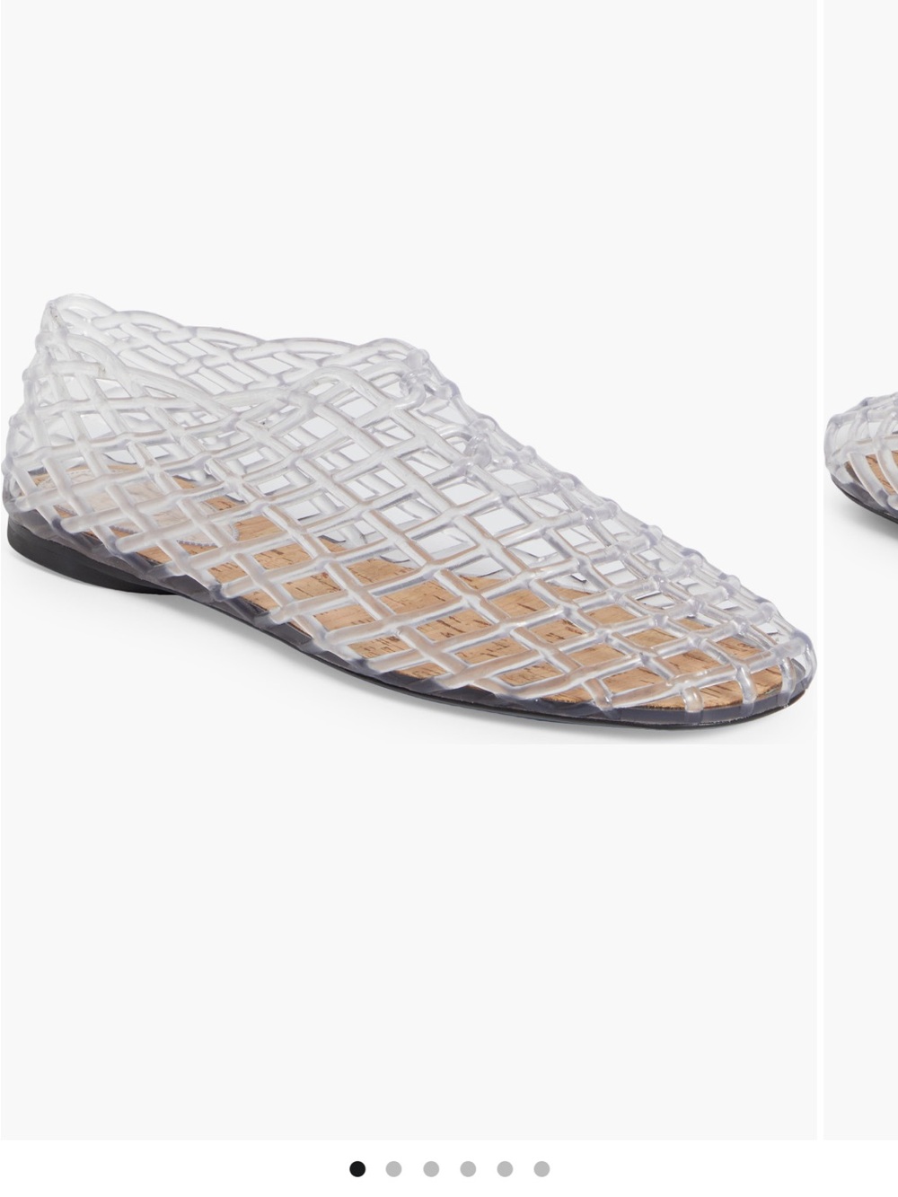 Transparent Lattice Slip-On Flat - Women